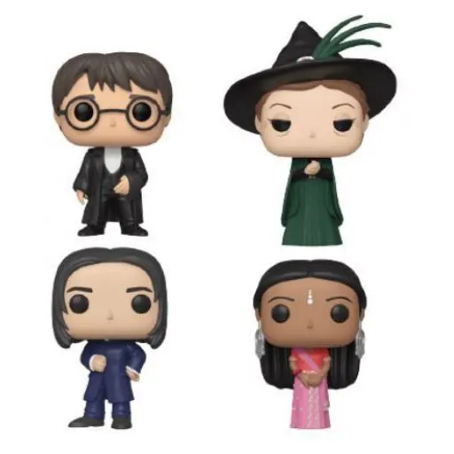 POP Severus Snape, Harry Potter, Parvati Patil, & Minerva McGonagall